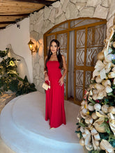 Vestido tomara que caia em tricot premium - vermelho